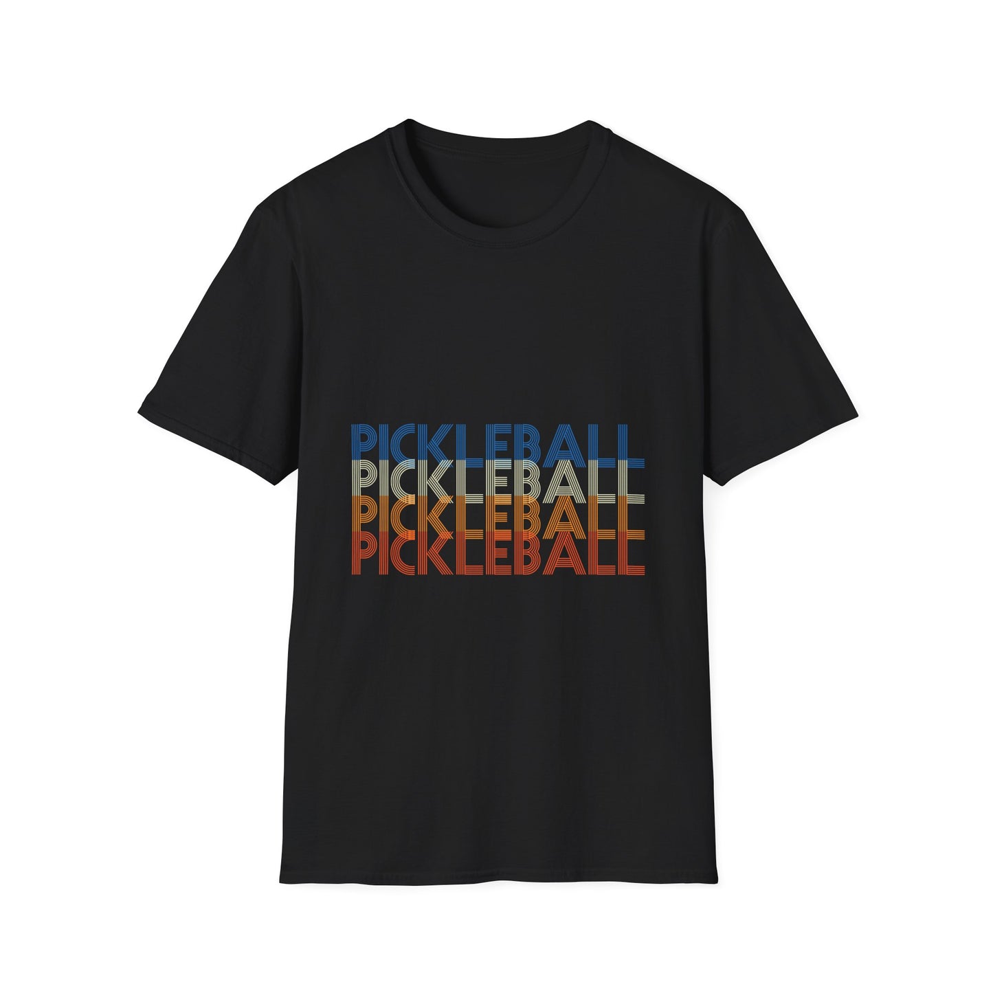 Pickleball, Pickleball, Pickleball, Pickleball Unisex Softstyle T-Shirt