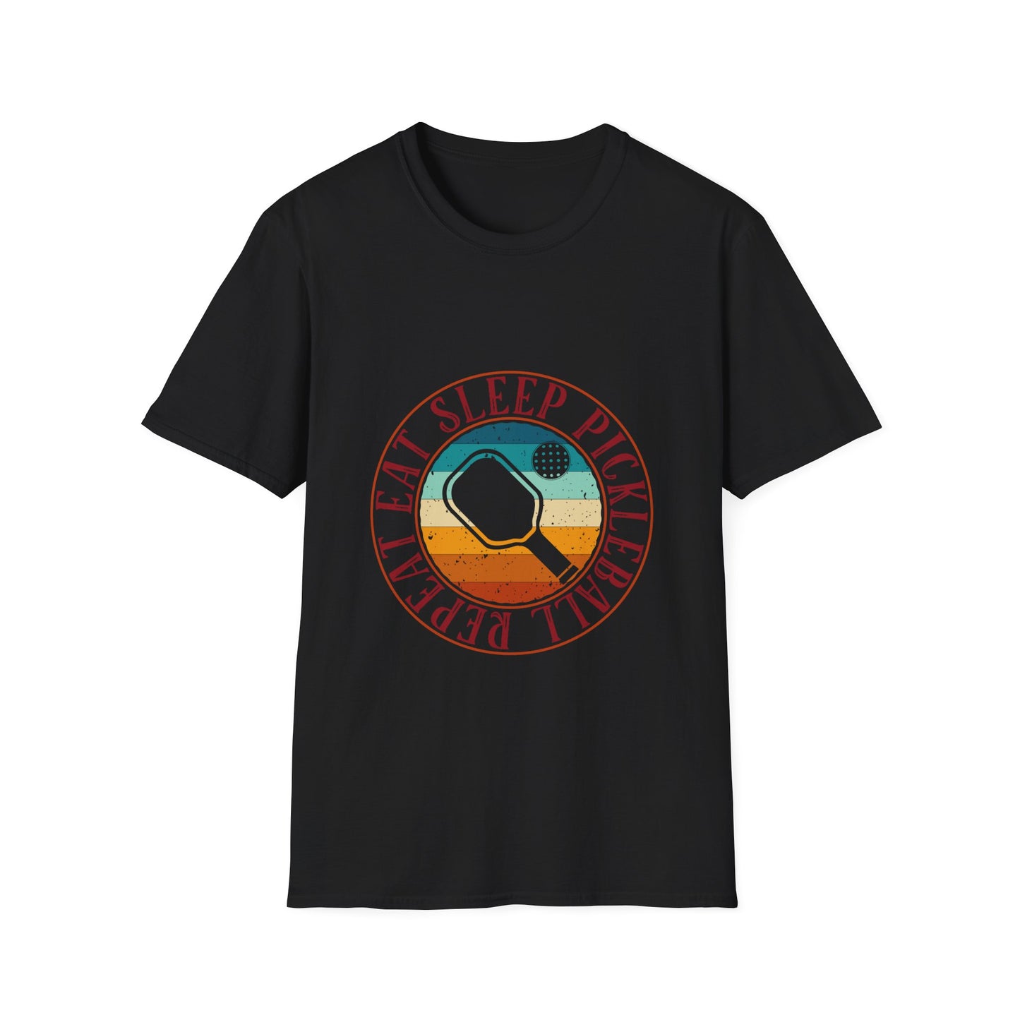 Eat, Sleep, Pickleball, Repeat Unisex Softstyle T-Shirt