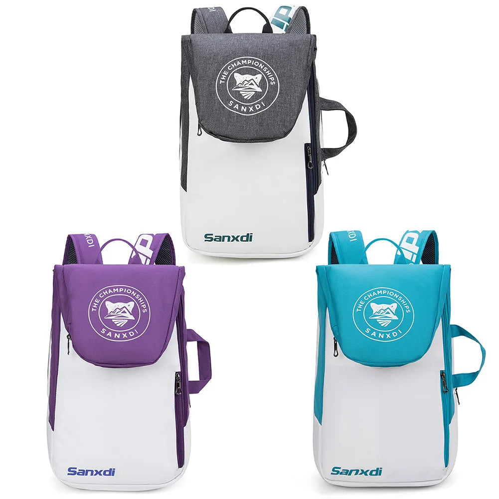 Waterproof Bag Holds up to 3 Rackets for Tennis/Pickleball/Badminton/Squash Sports