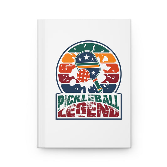 Pickleball Legend, Pickleball Gift, Hardcover Journal Matte