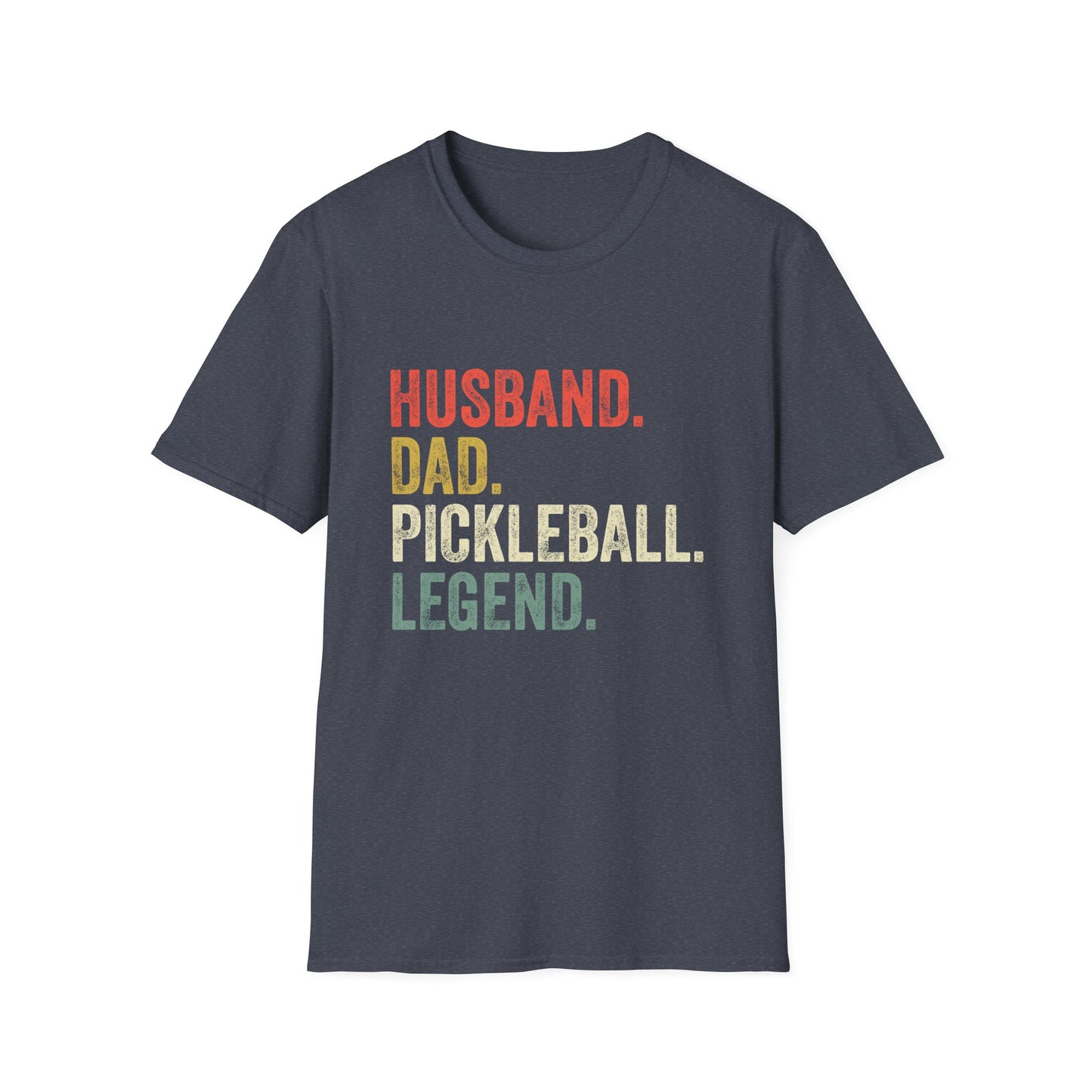 Husband. Dad. Pickleball Legend Unisex Softstyle T-Shirt