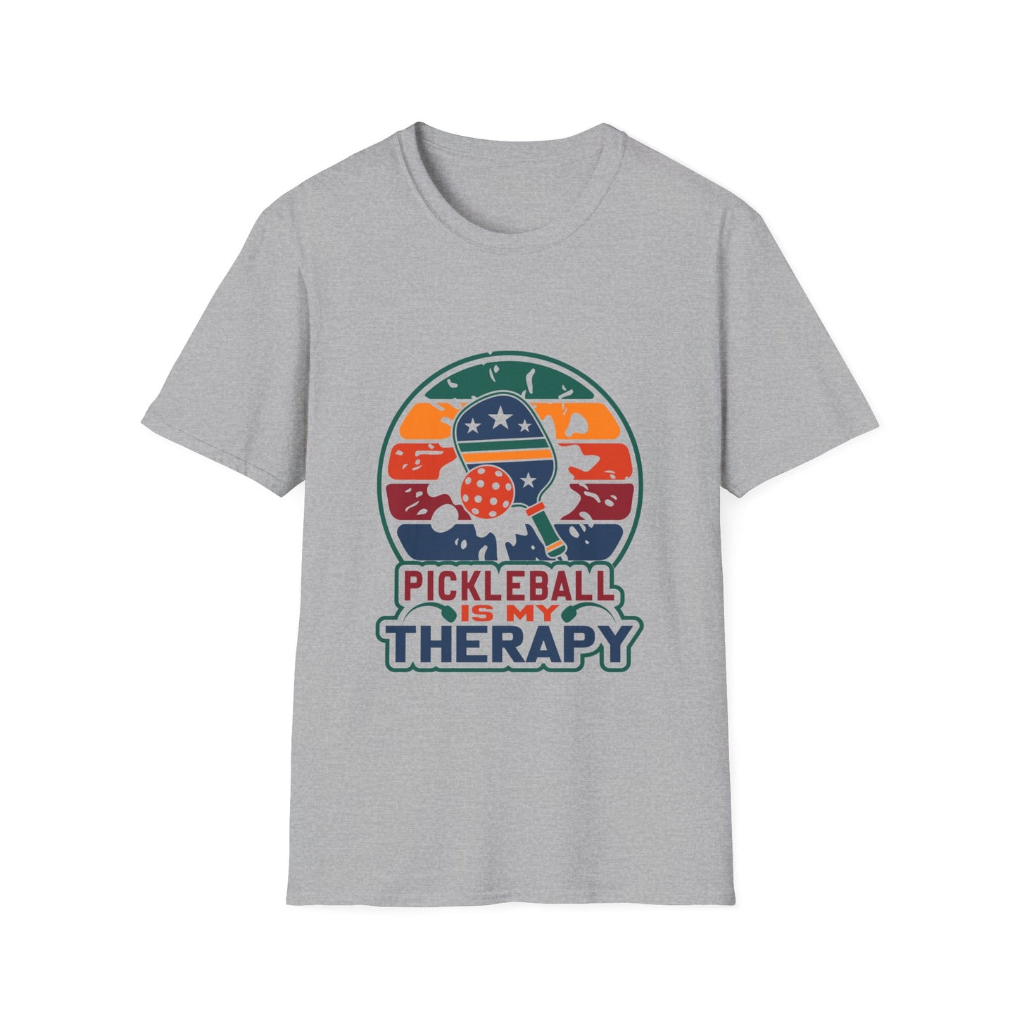 Pickleball Is My Therapy Unisex Softstyle T-Shirt