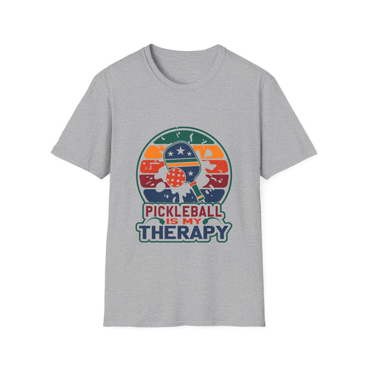 Pickleball Is My Therapy Unisex Softstyle T-Shirt