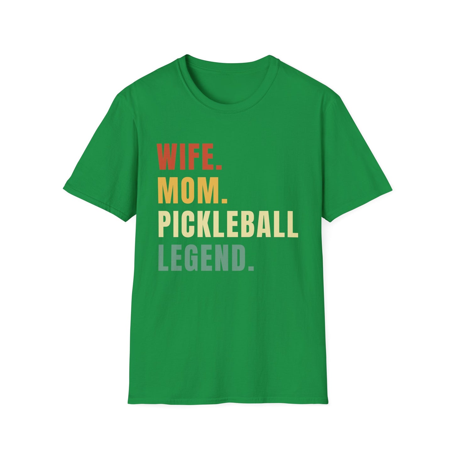 Wife. Mom. Pickleball Legend Softstyle T-Shirt