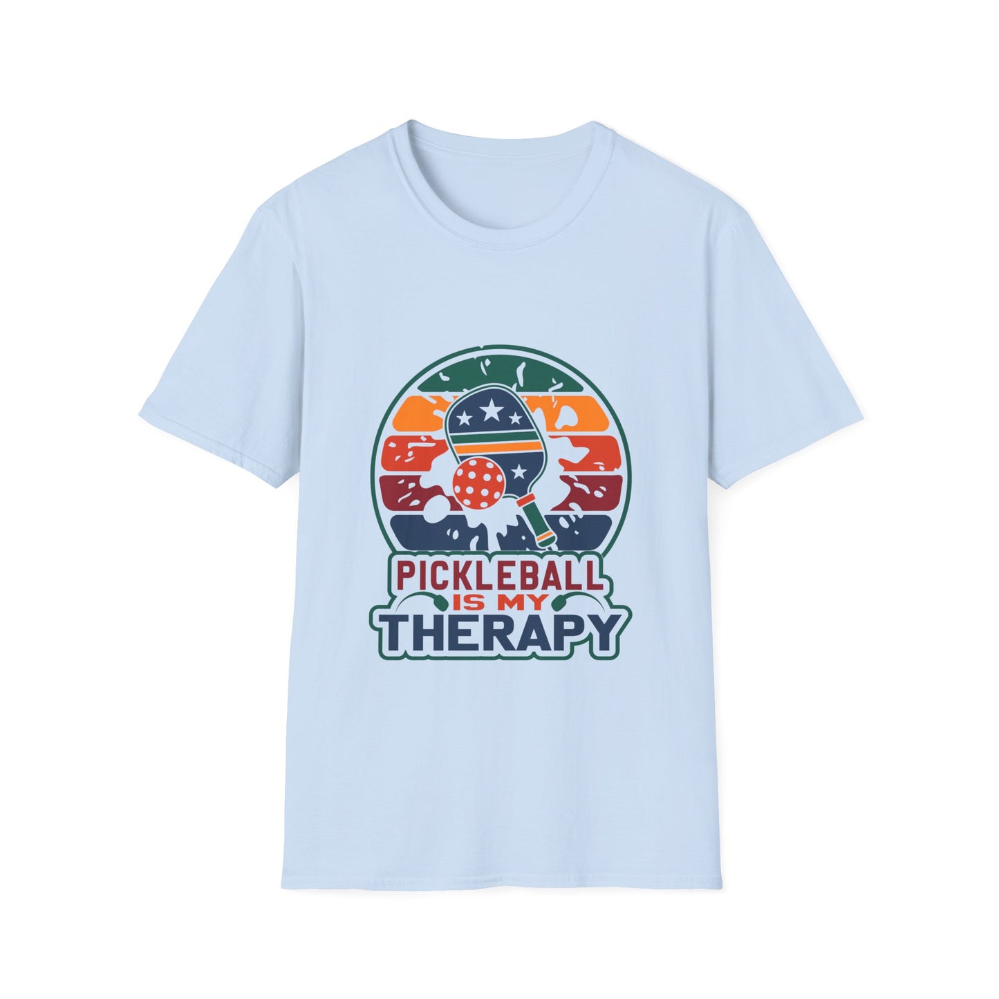 Pickleball Is My Therapy Unisex Softstyle T-Shirt