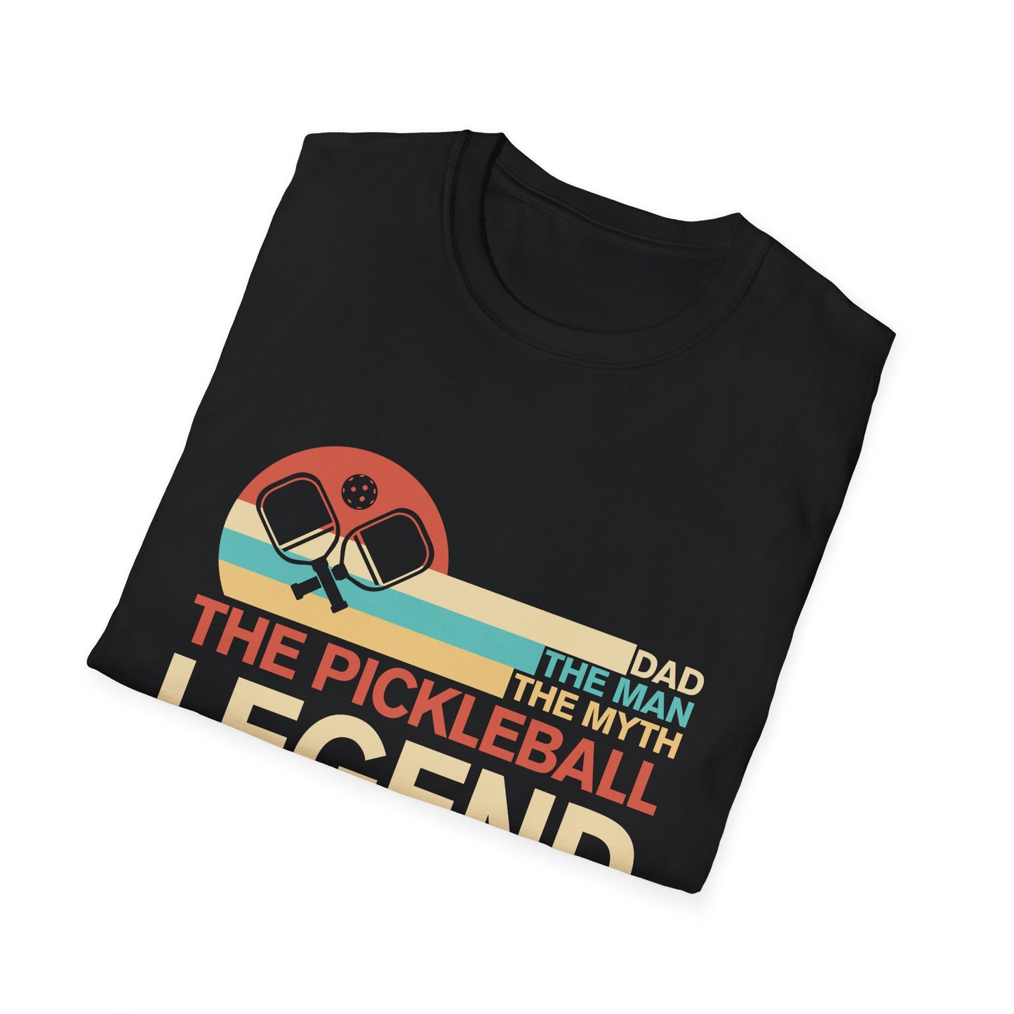 Dad, The Man, The Myth, Pickleball Legend Softstyle T-Shirt