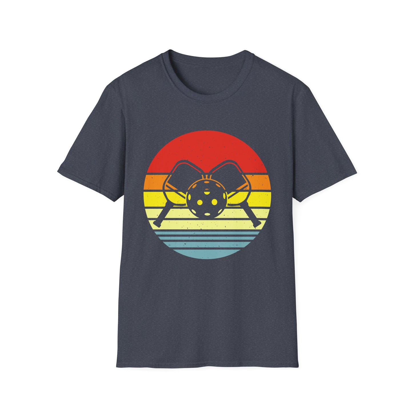 Retro Circle Design Unisex Softstyle T-Shirt