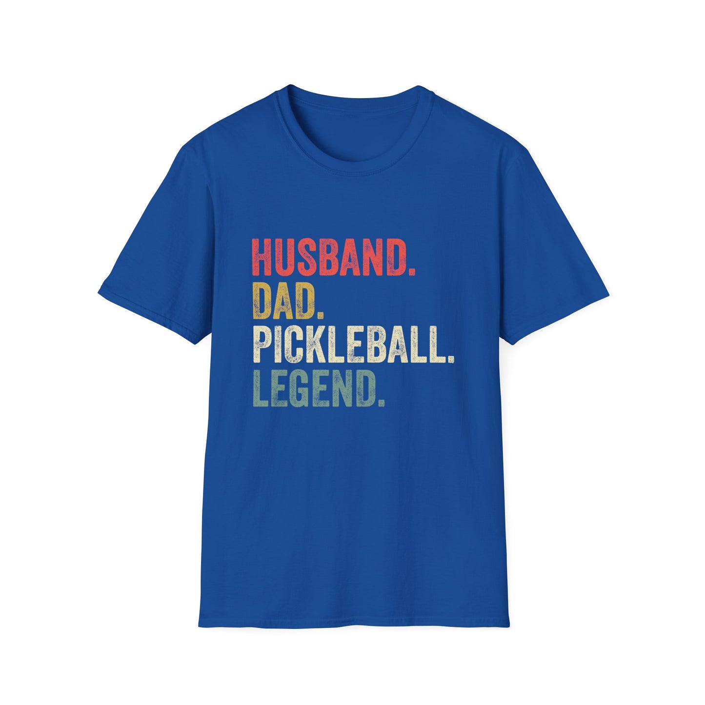 Husband. Dad. Pickleball Legend Unisex Softstyle T-Shirt