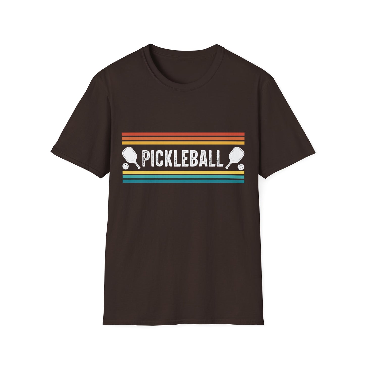 Pickleball Retro Unisex Softstyle T-Shirt