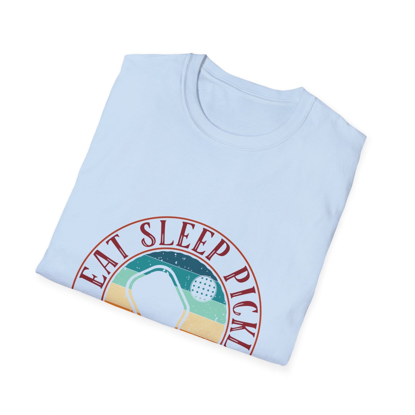 Eat, Sleep, Pickleball, Repeat Unisex Softstyle T-Shirt