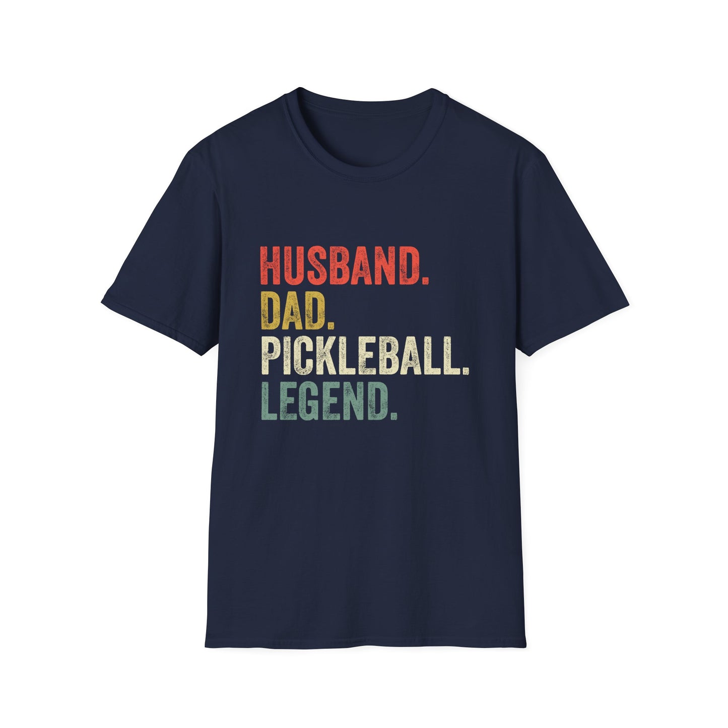 Husband. Dad. Pickleball Legend Unisex Softstyle T-Shirt