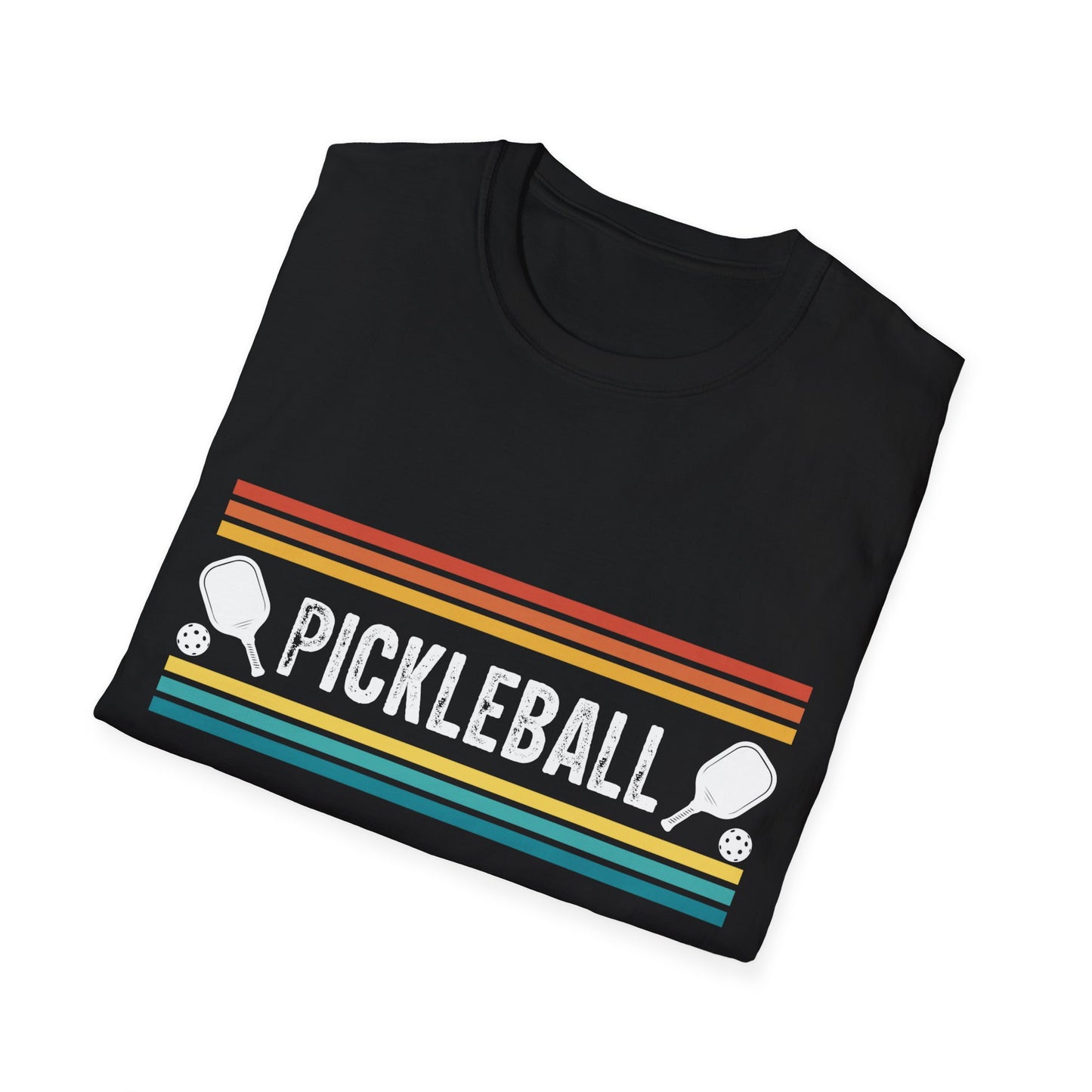 Pickleball Retro Unisex Softstyle T-Shirt