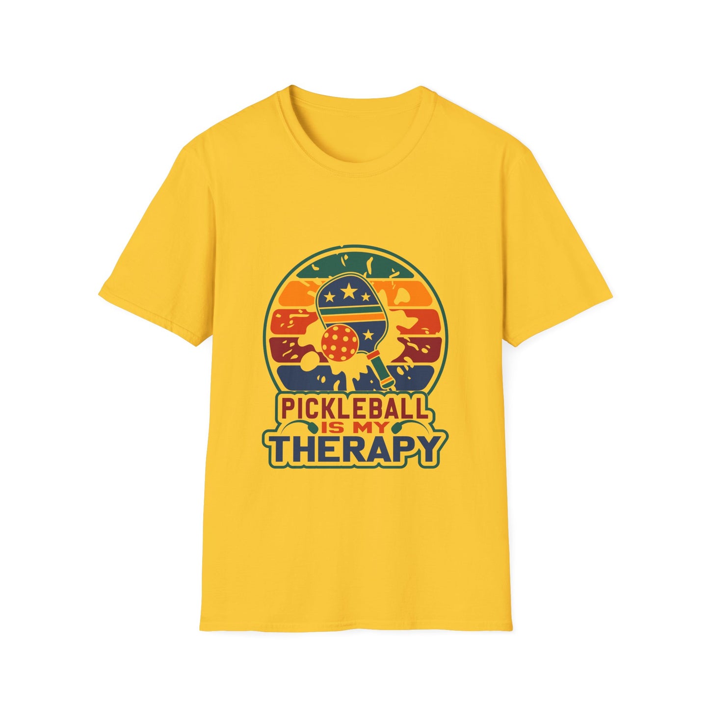 Pickleball Is My Therapy Unisex Softstyle T-Shirt