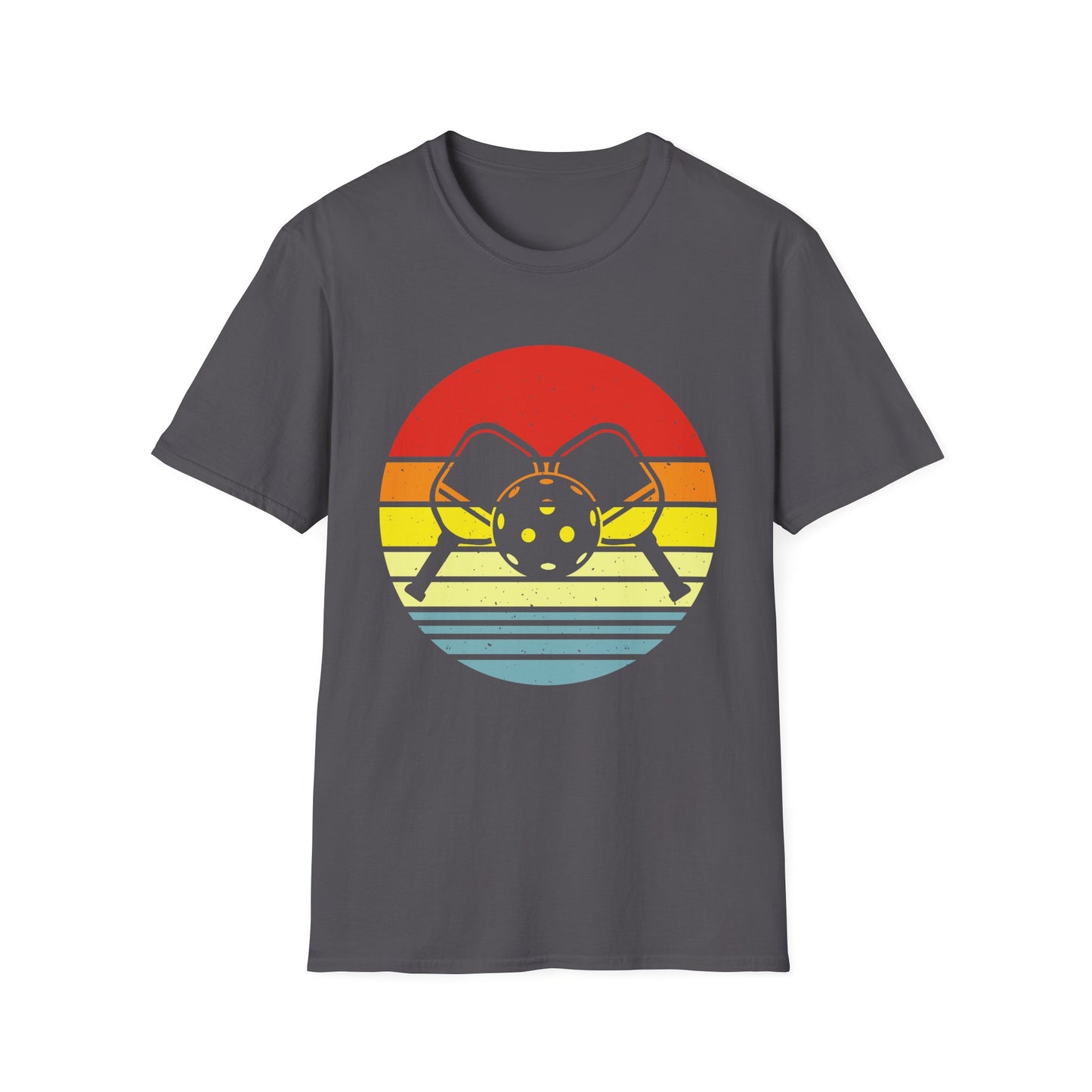 Retro Circle Design Unisex Softstyle T-Shirt