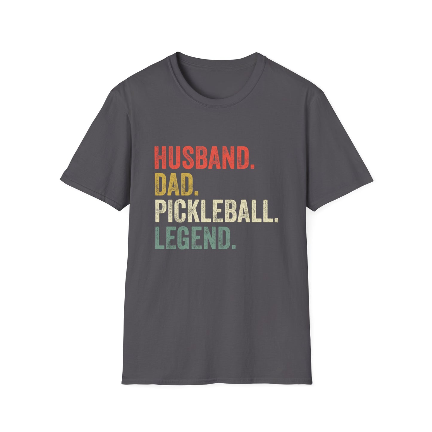 Husband. Dad. Pickleball Legend Unisex Softstyle T-Shirt