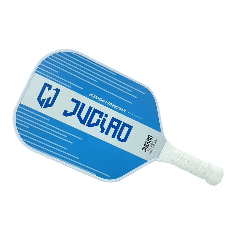 Juciao Pickleball Paddle Carbon Fiber Surface Enhance Sweet Spot 16mm Polypropylene Honeycomb Core Pickleball  Racket