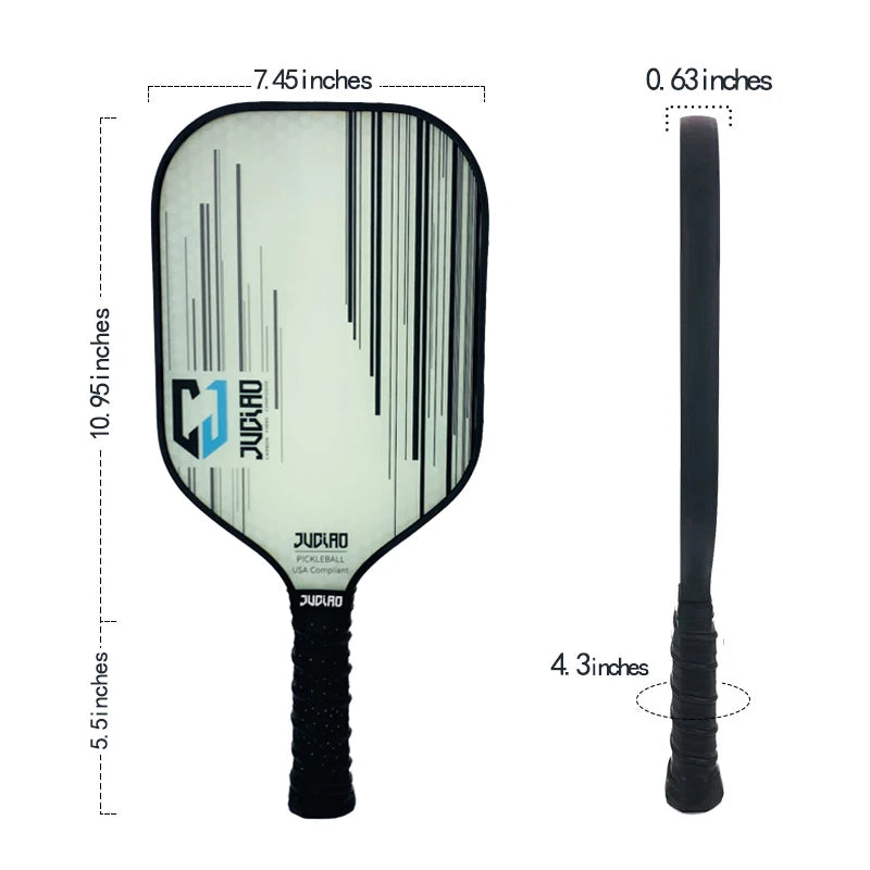 Transparent Surface New Design 16MM Pickleball Paddle - Gravity Paddle with Sweetspot Power Core & Comfort Grip