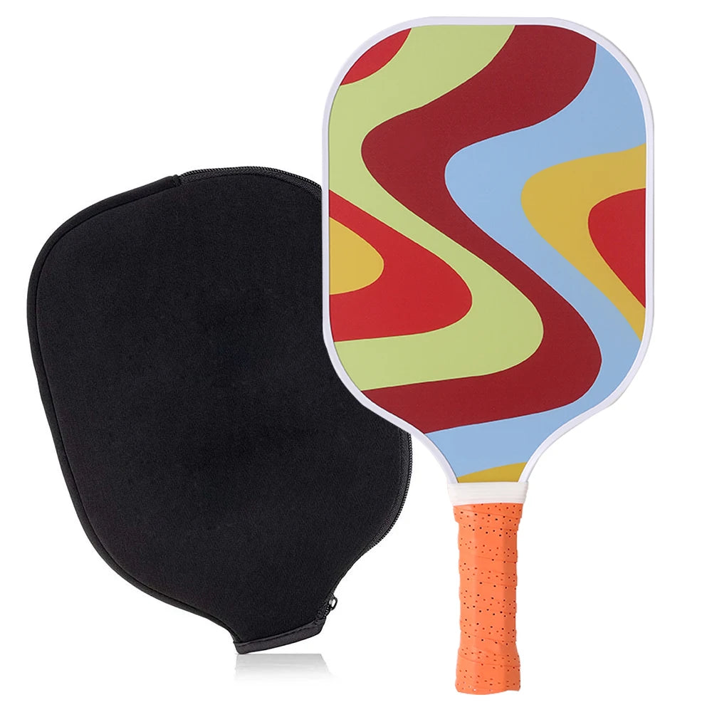 Pickleball Paddles Set-USAPA Approved Graphite Pickleball Set of 2 Rackets 4 Pickleballs